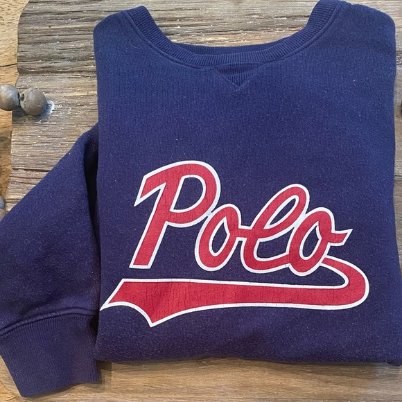 Vintage Polo by Ralph‎ Lauren Boy’s 7 (see pics for measurements) Navy Pullover - Picture 1 of 8